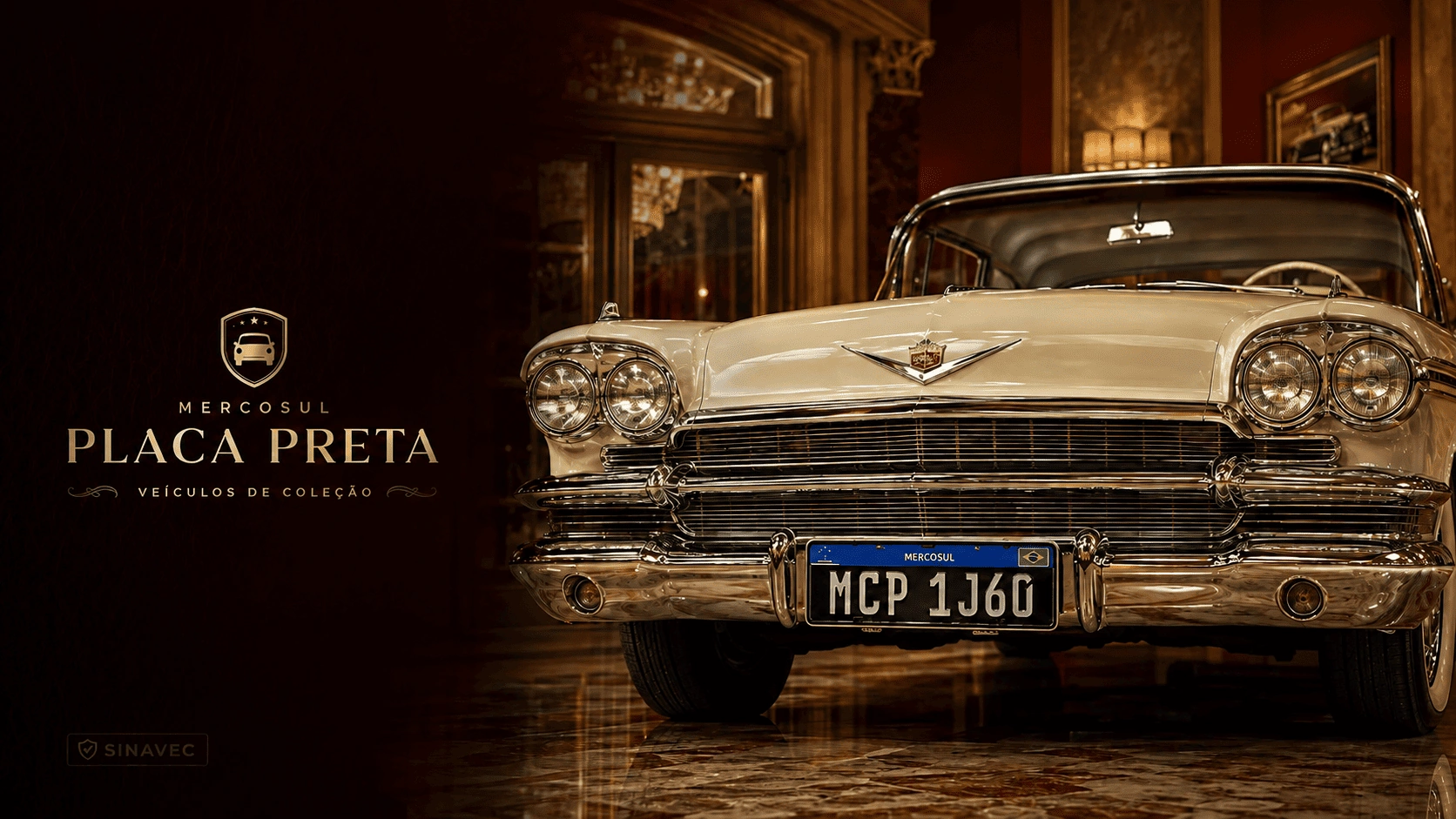 Placa preta Mercosul