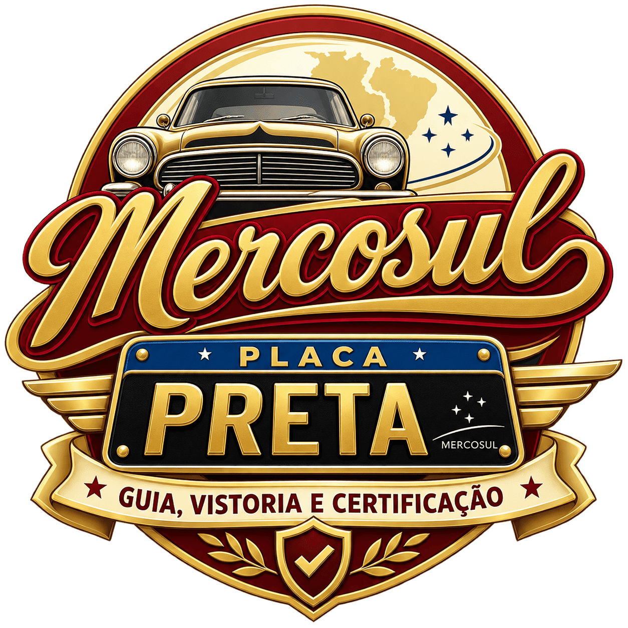 Mercosul Placa Preta